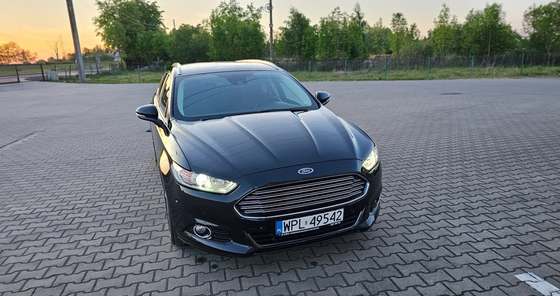 Ford Mondeo cena 48000 przebieg: 208000, rok produkcji 2015 z Płock małe 742